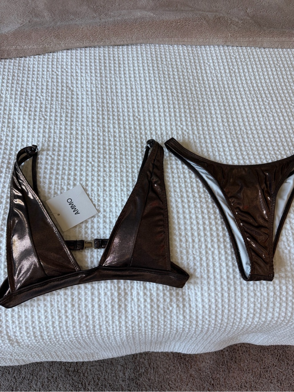 AMMO Metallic Bikini Set